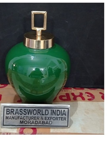 Brass Green New Design Cremation Urn