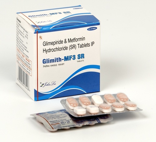 Glimepiride 3 MG +Metformin IP 500 MG