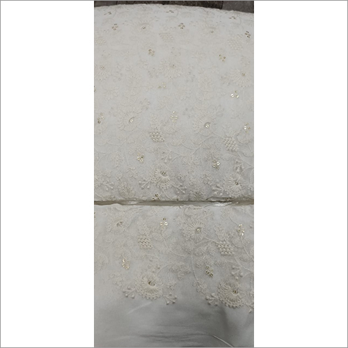 White Sherwani Fabric
