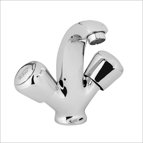 2511 Central Hole Basin Mixer With 450 MM Long Braided Hoses