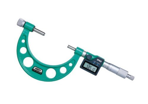 Insize Digital Outside Micrometers With Interchangeable Anvils 3506-500E Accuracy: +-0.00043"/0.01Mm Mm/M