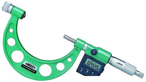 Insize 150-300 Mm Digital Outside Micrometers With Interchangeable Anvils 3506-300e