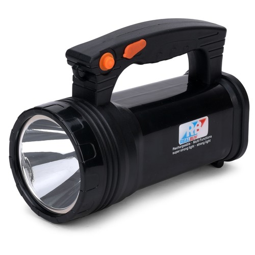 REALBUY LED Search Light 5W with Lithium Battery (Range up to 400 meters) - Rechargeable