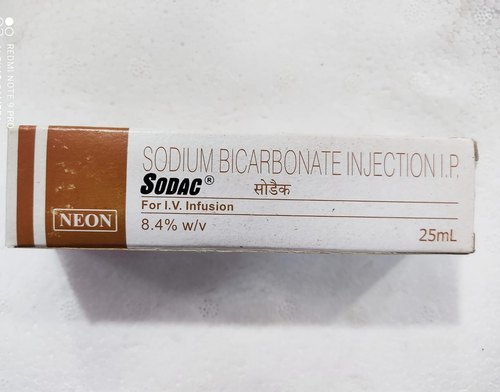 SODIUM BICARBONATE INJECTION (SODAC 8.4 % 25ML)