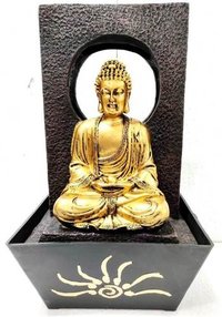 Fiber Buddha Indoor Water Fountain