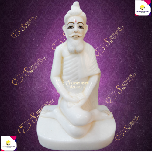 Marble Lokenath Baba Statue