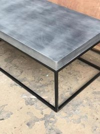 CEMENT TOP COFFEE TABLE