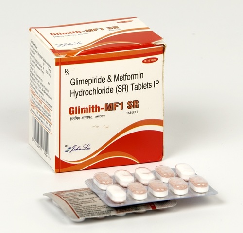Glimepiride 1 MG +Metformin IP 500 MG