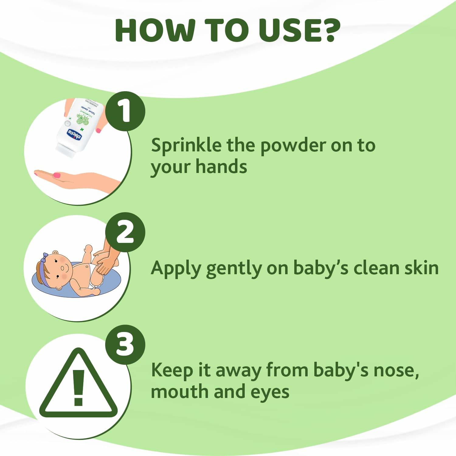 300gm Chicco Baby Moments Talcum Powder