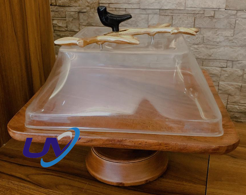 Bird Platter With Dome