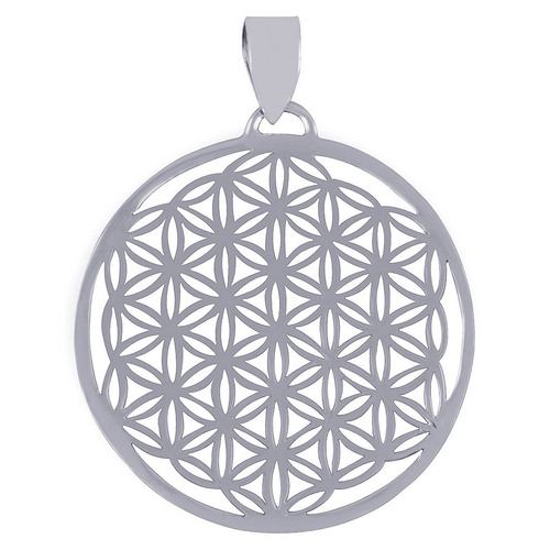 AUTHENTIC JALI CUT WORK PLAIN 925 STERLING SOLID SILVER PENDANT
