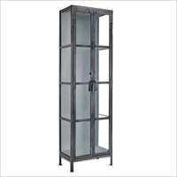Tall metal cabinet
