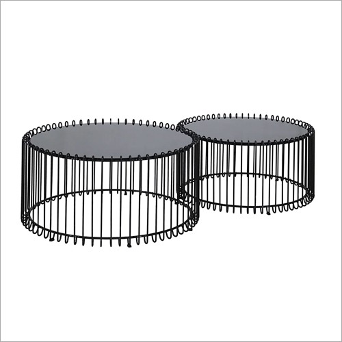 Wire Coffee Table Set No Assembly Required