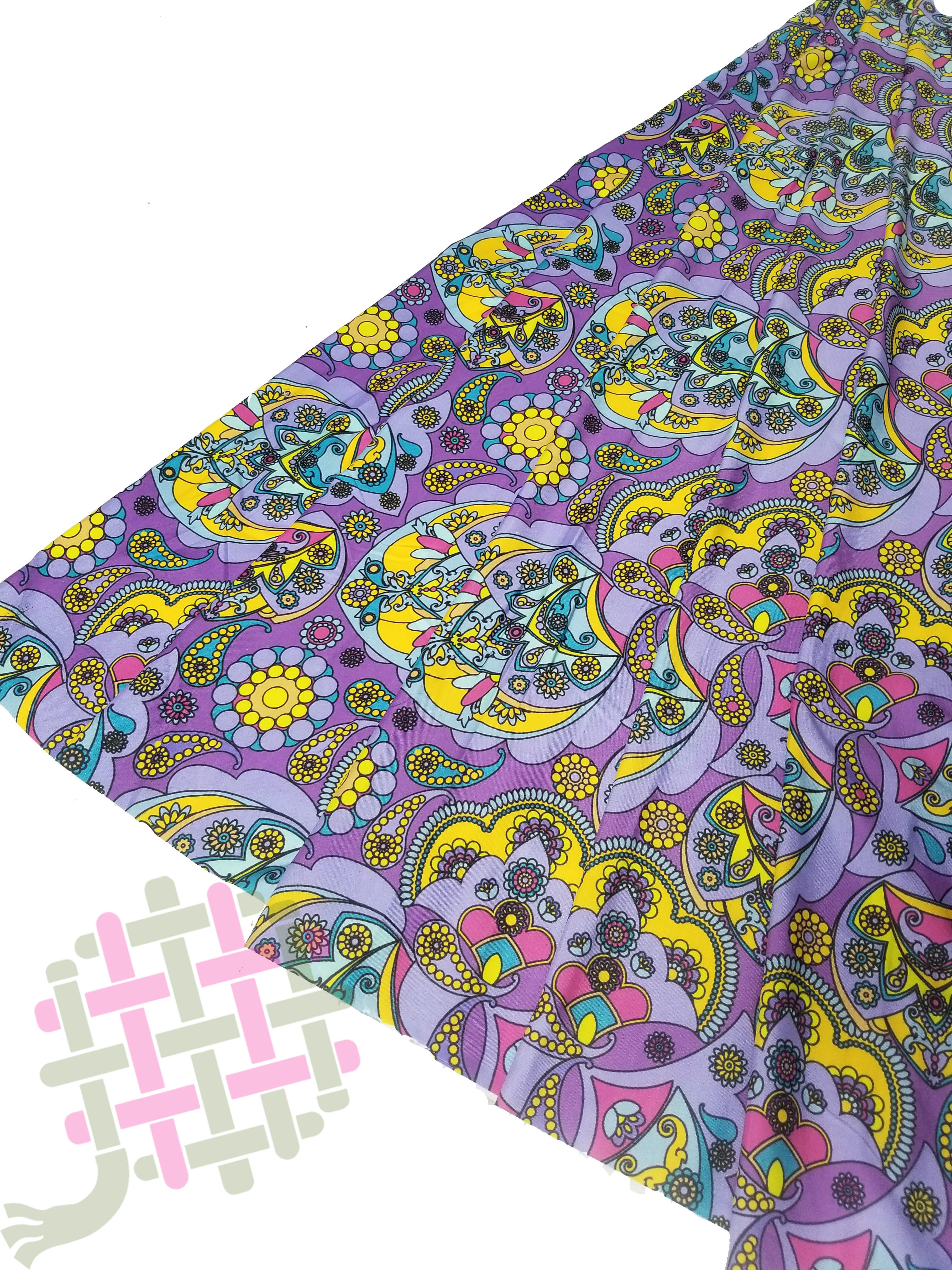 Fancy Rayon  Digital Print Fabric For Women Clothing (2 Color Option)