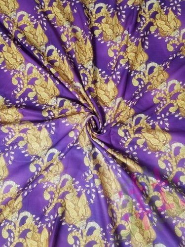 Fancy Galaxy Cotton Digital Print Fabric For Women Clothing (2 Color Option)