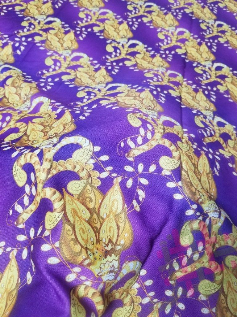 Fancy Galaxy Cotton Digital Print Fabric For Women Clothing (2 Color Option)