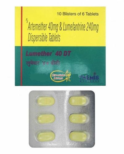 LUMETHER 40/240 TABLET (ARTEMETHER 40MG + LUMEFANTRINE 240MG)