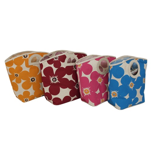 Die Cut Handmade Juco Trimmed Handle Juco Bag