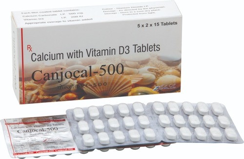 Calcium Carbonate 500 + Vitamin D3 125 IU
