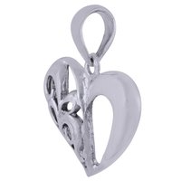 HEART PLAIN 925 STERLING SOLID SILVER PENDANT