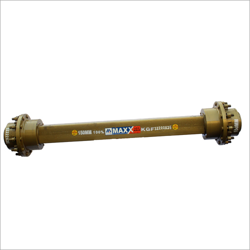 Green 150Mm Double Seal Trailer Axle