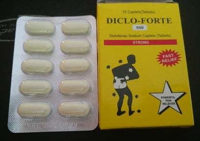 Diclofenac Sodium Caplets (Tablets)