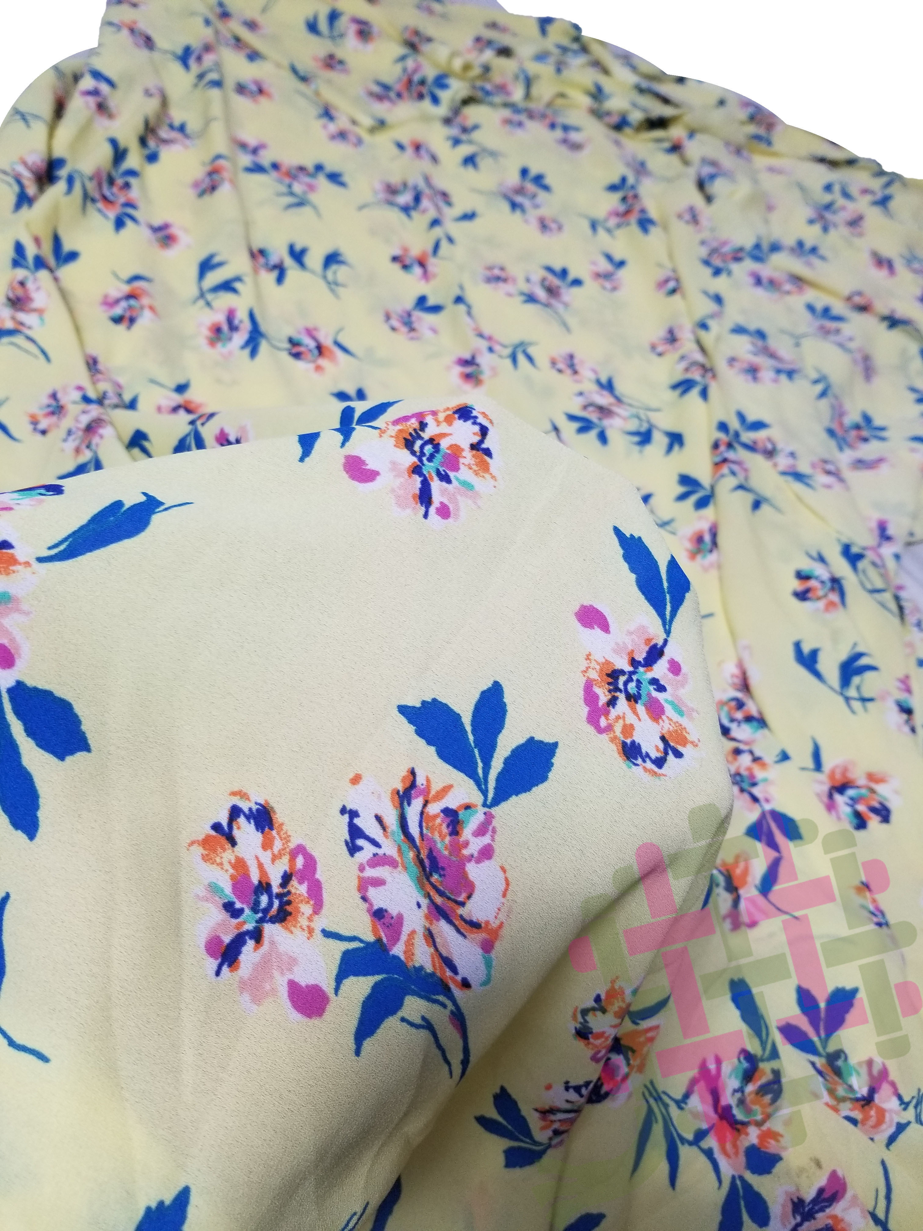 Exclusive Export Georgette (Texxtex 765) Digital Print Fabric (4 Different Designs & Colors)