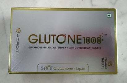 Glutathione + N - Acetylcysteine + Vitamin C Effervescent Tablets