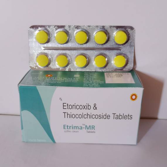 Etoricoxib + Thiocolchicoside Tablets - 10x10 Composition for Muscular Pain Relief | General Medicine, Tablets for All, Storage as Per Instructions