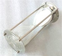 Nickel Finish Vintage Brass Sand Timer