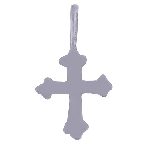PLAIN CROSS CHARM 925 STERLING SOLID SILVER PENDANT