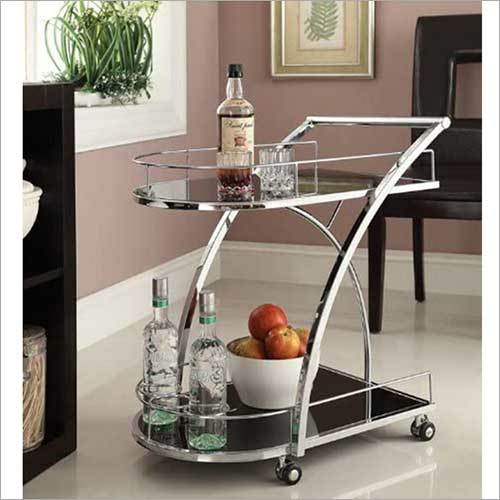 Bar Cart Stainless Steel Table For Home Decor