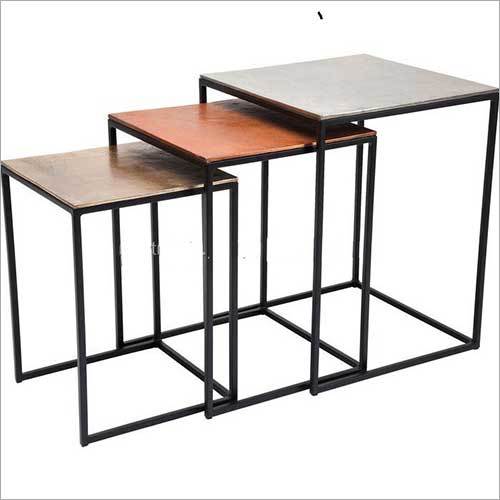 3 Piece Metal Nesting End Tables