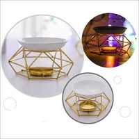 Aroma Oil Burner Geometric Ceramic Essential Oil Candle Holder