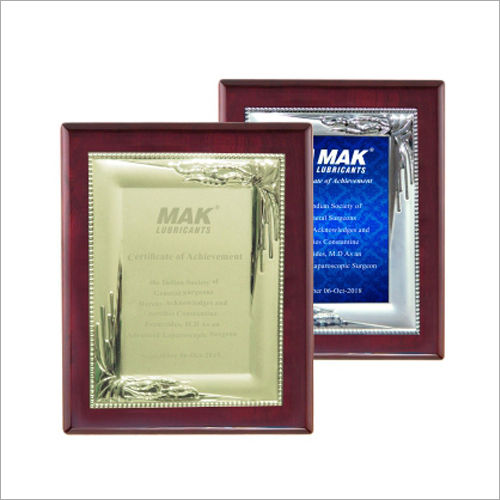 Metal Plate Memento Certificates