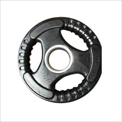 Black Rubber Weight Plate