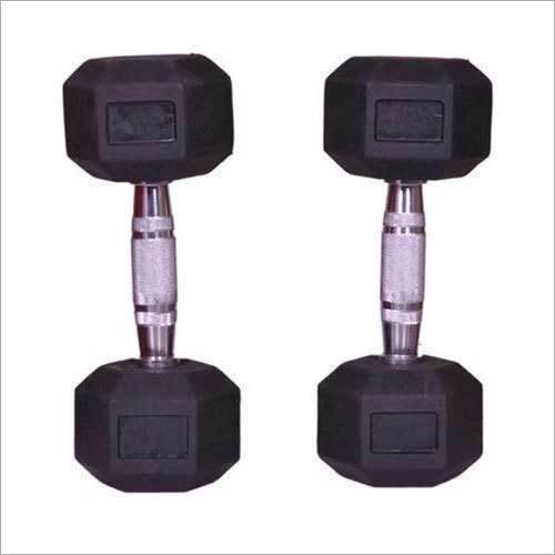 Rubber Coated Hex Dumbbell