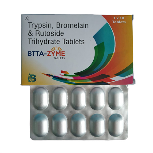 Trypsin, Bromelain And Rutoside Trihydrate Tablets