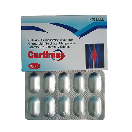 Calcium, Glucosamine Sulphate Chondroitin Sulphate Manganese Vitamin E And Vitamin C Tablets