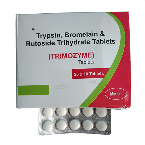 Trypsin Bromelain And Rutoside Trihydrate Tablets