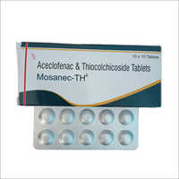 Aceclofenac And Thiiocolchicoside Tablets