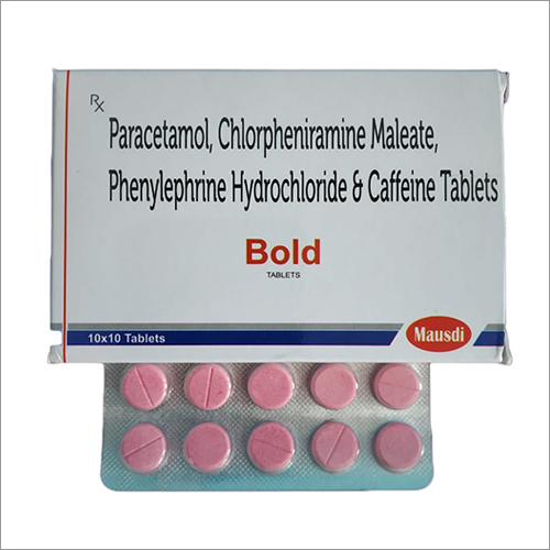 Paracetamol Chlorphenramine Maleate Phenylephrine Hydrochloride And Caffeine Tablets By MAUSDI PHARMACEUTICALS