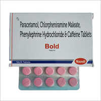 Paracetamol Chlorphenramine Maleate Phenylephrine Hydrochloride And Caffeine Tablets