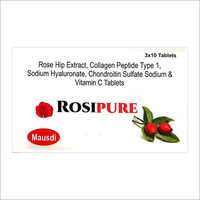 Rosehip Extract Collagen Peptide Type 1 Sodium Hyaluronate Chondroitin Sulfate Sodium And Vitamin C Tablets