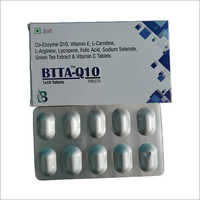 Co-Enzyme Q10 Vitamin E Folic Acid, Green Tea Extract And Vitamin C Tablets