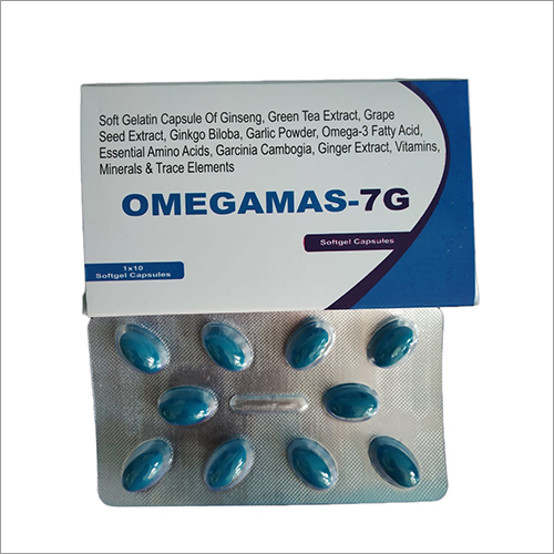 Soft Gelatin Capsule Of Ginseng, Green Tea Extract, Omega-3 Fatty Acid, Vitamins Minerals