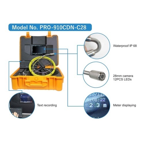 Drain Pipe Inspection Camera video system