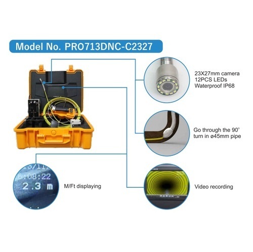 Drain and Pipe Inspection Camera video