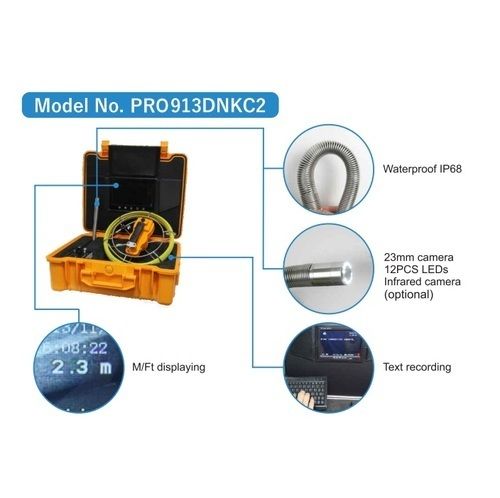 Drain And Pipe Inspection Camera Video System Accuracy: 100% %