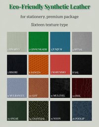 Eco-friendly Synthetic Leather (For Stationery Premium Package)